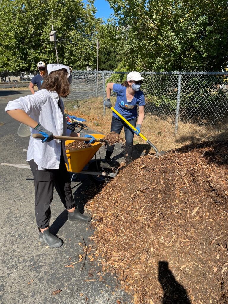 Volunteers at Gatzert Elementary