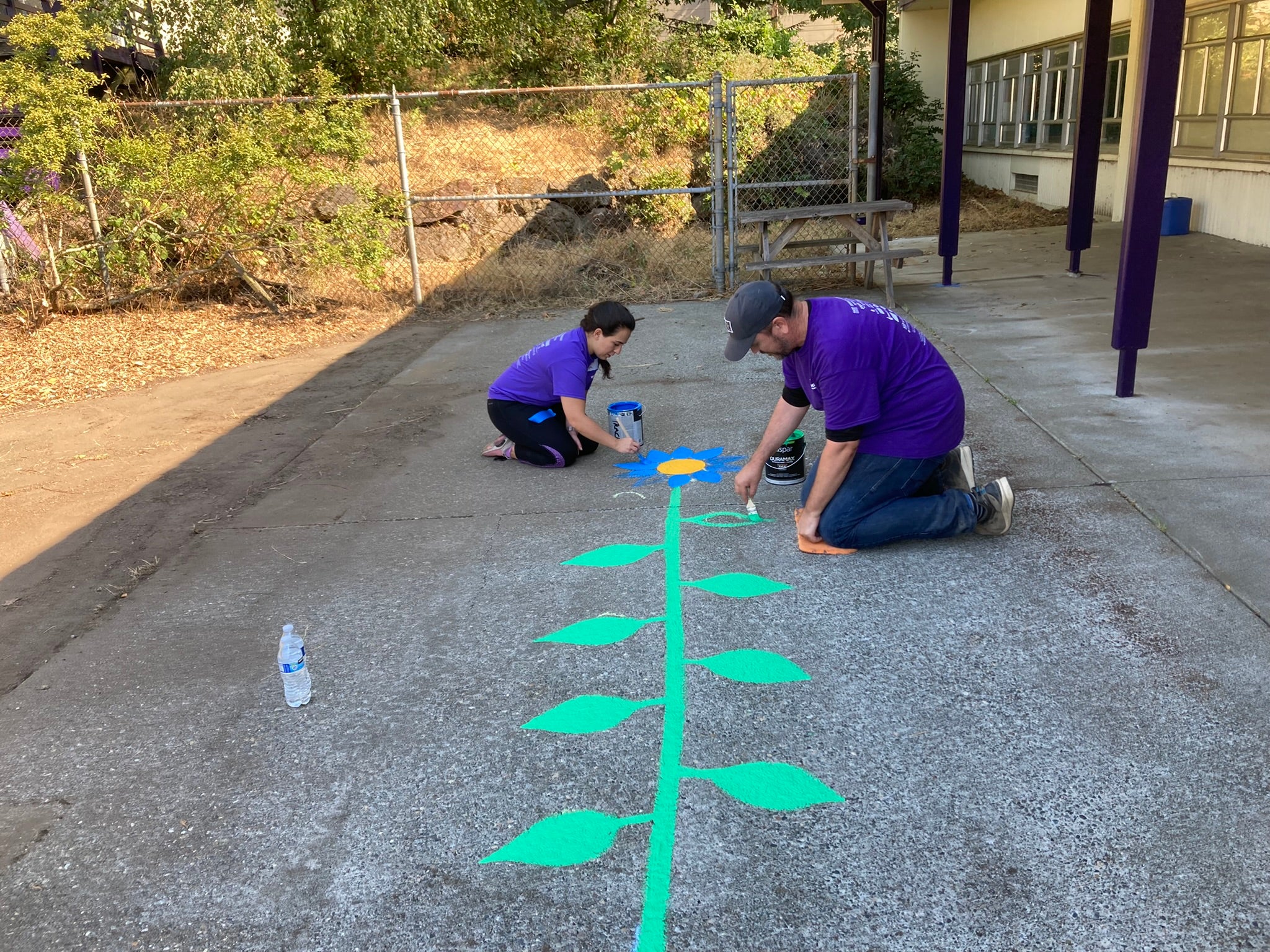 NAIOP Volunteers at Washington Middle School