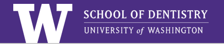University of Washington Dentistry logo