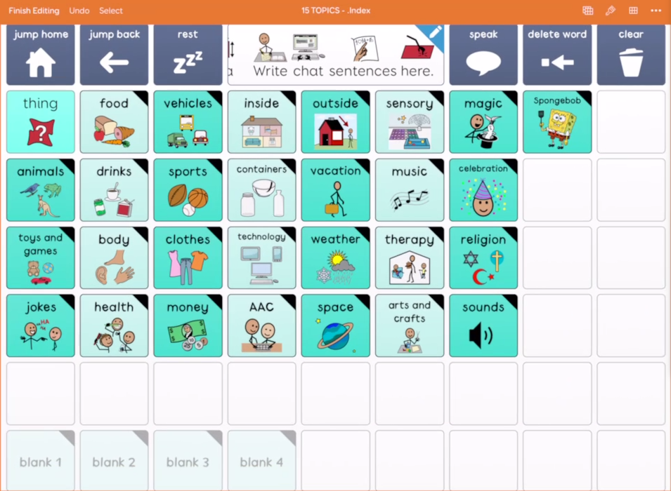 Screen shot of Grid for iPad showing the completed new Jump cell 