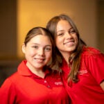 Unified Sports ambassadors smiling at camera