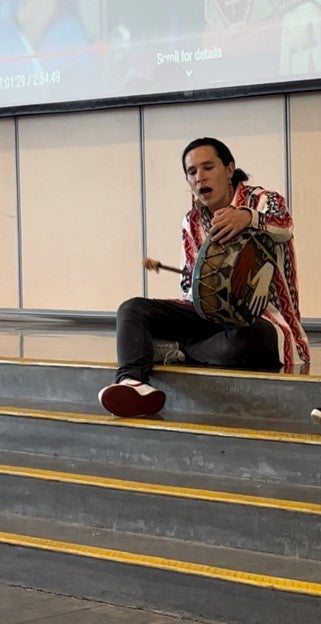 Photo of Native drummer