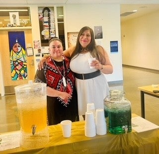 Photo of two women smiling