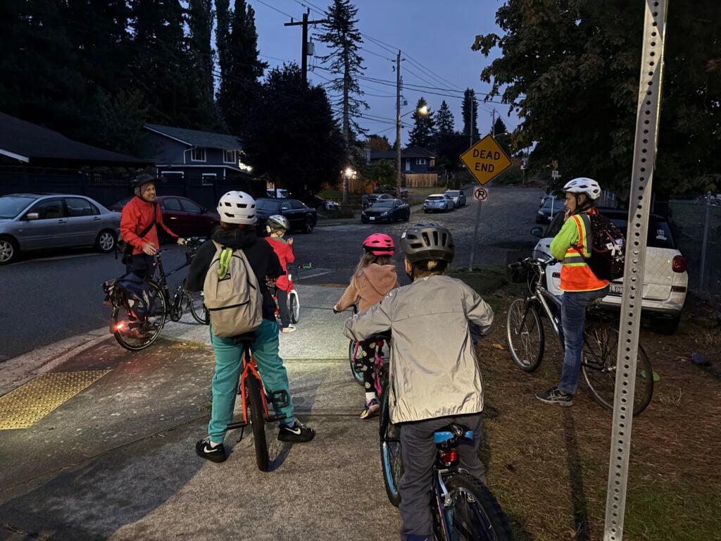 James Baldwin Elementary bike group