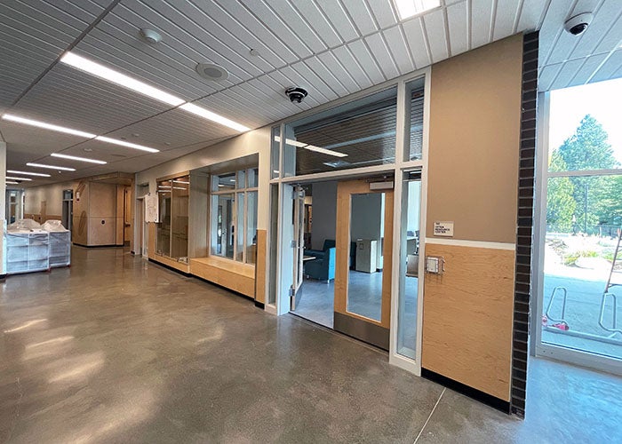 doors to a room