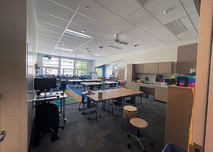 a classroom