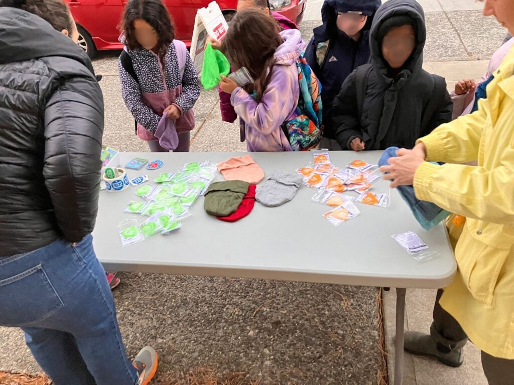 Roxhill Elementary prize table