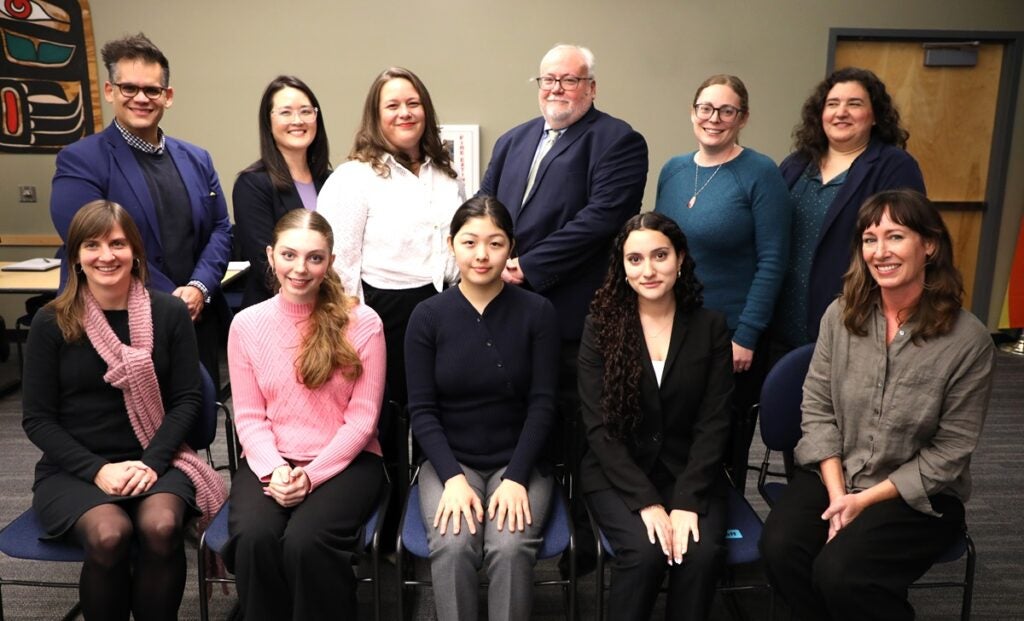 2025-26 School Board Directors and Student School Board members with Superintendent Podesta