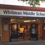 Front of Whitman Middle School