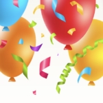 Balloon and streamer banner