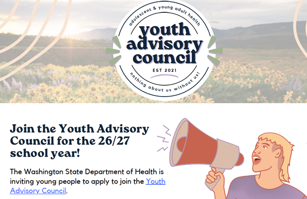 Youth Advisory Council flier
