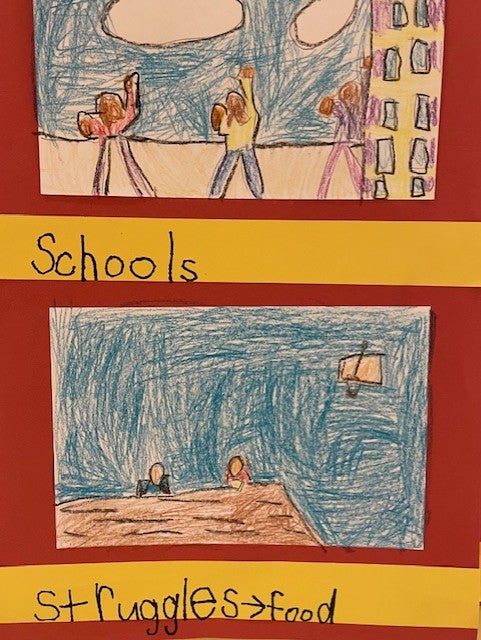 Student art work.