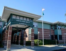 Martin Luther King Jr. School Entrance