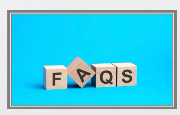 Blocks with the letters FAQS