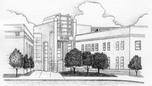 Pencil Drawing of Ballard HS