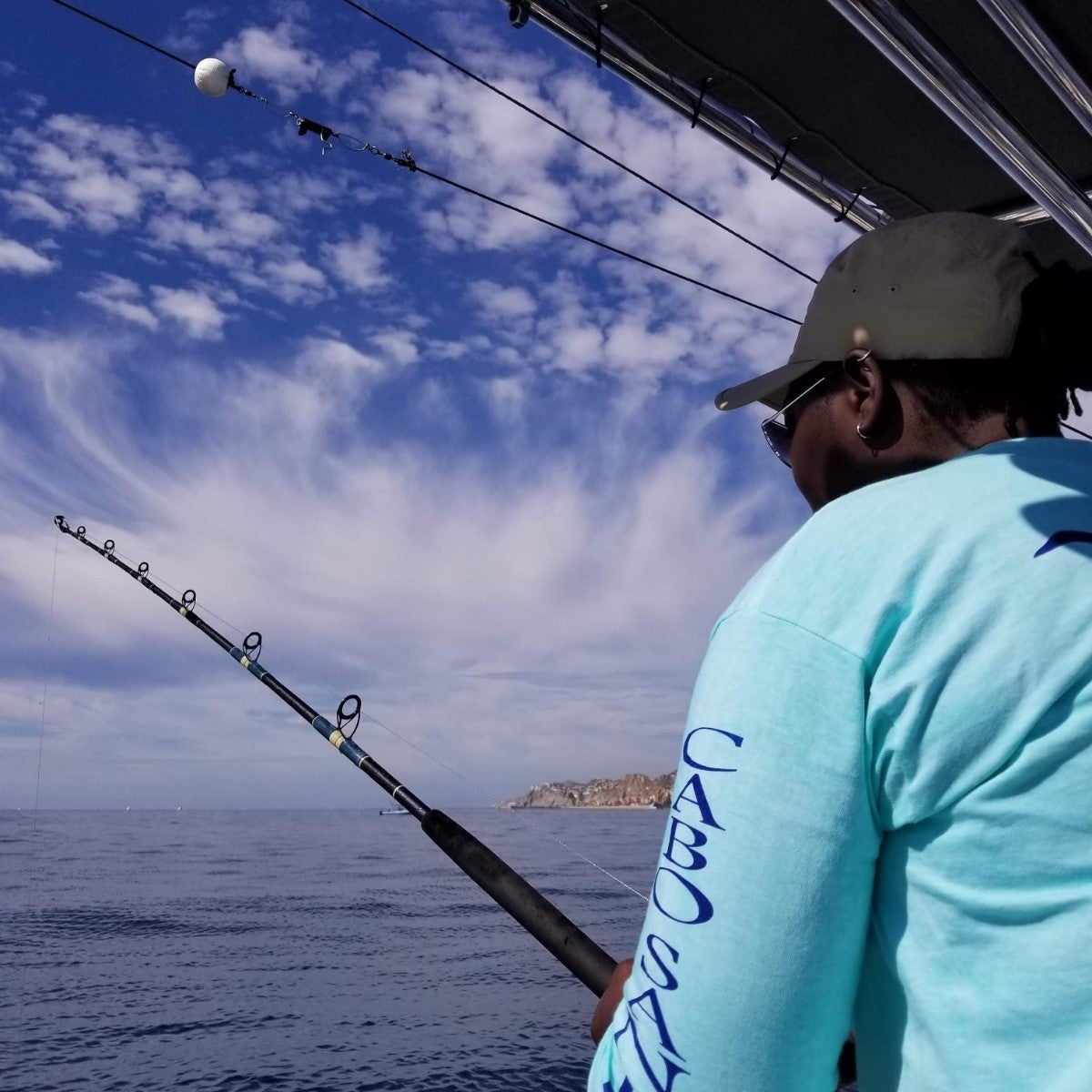 Photo of teacher fishing