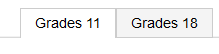 Grades 11, Grades 18
