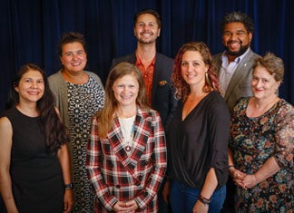 The School Board poses for a photo