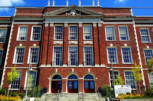 Hamilton Middle School exterior