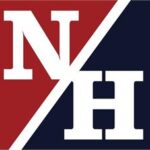 Nathan Hale logo (partial) showing ;etters N and H on red/blue background