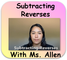 Subtracting Reverses