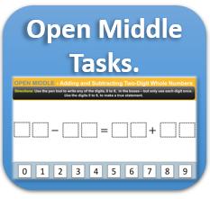 Open Middle Tasks