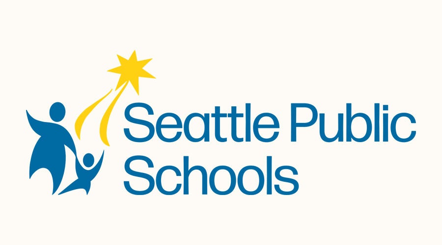 A graphic with Seattle Public Schools logo