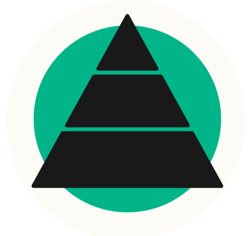 An illustration of a pyramid 