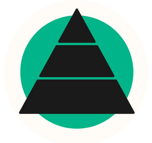 An illustration of a pyramid