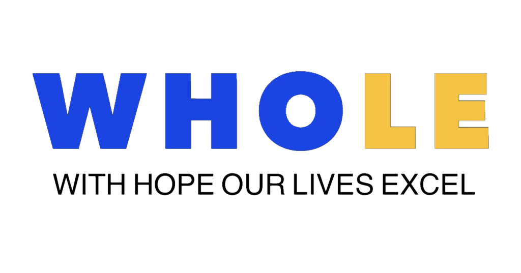WHOLE Mentoring logo. "With Hope Our Lives Excel"