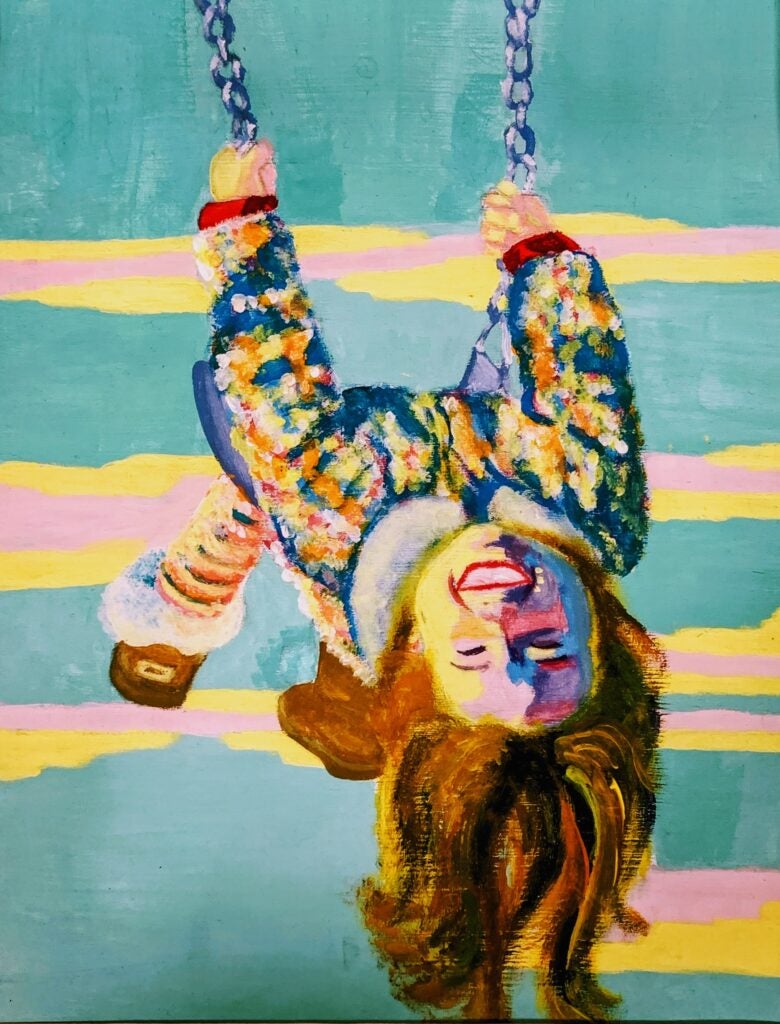 Sage Beck, 10th Grade, "Swinging"