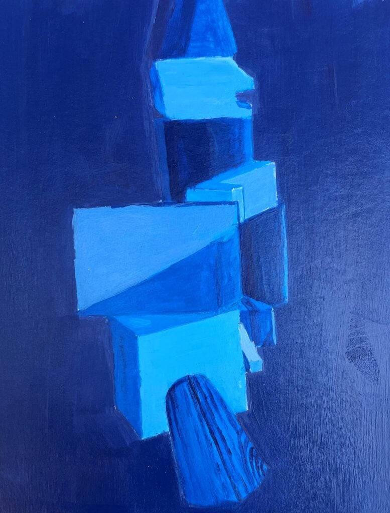 Jenny Dinh, 12th Grade, "Blue Still Life"