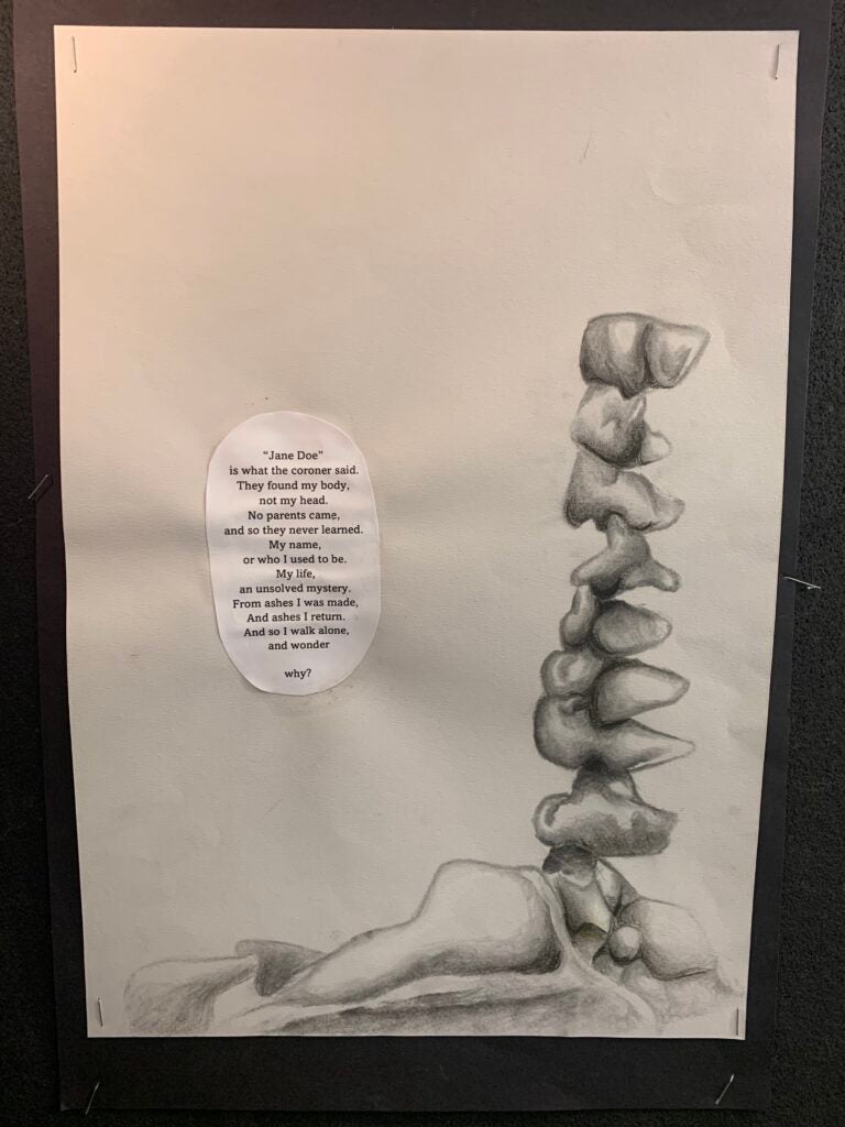 Gael Durham, 8th Grade, "Jane Doe", Drawing