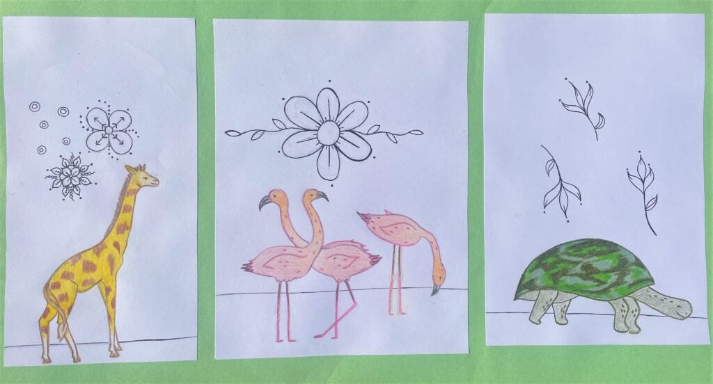 Eve Goldman, 6th Grade, "Untitled", Drawing