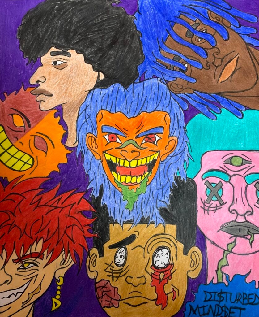 Isac Hernandez, 10th Grade, "Disturbed"