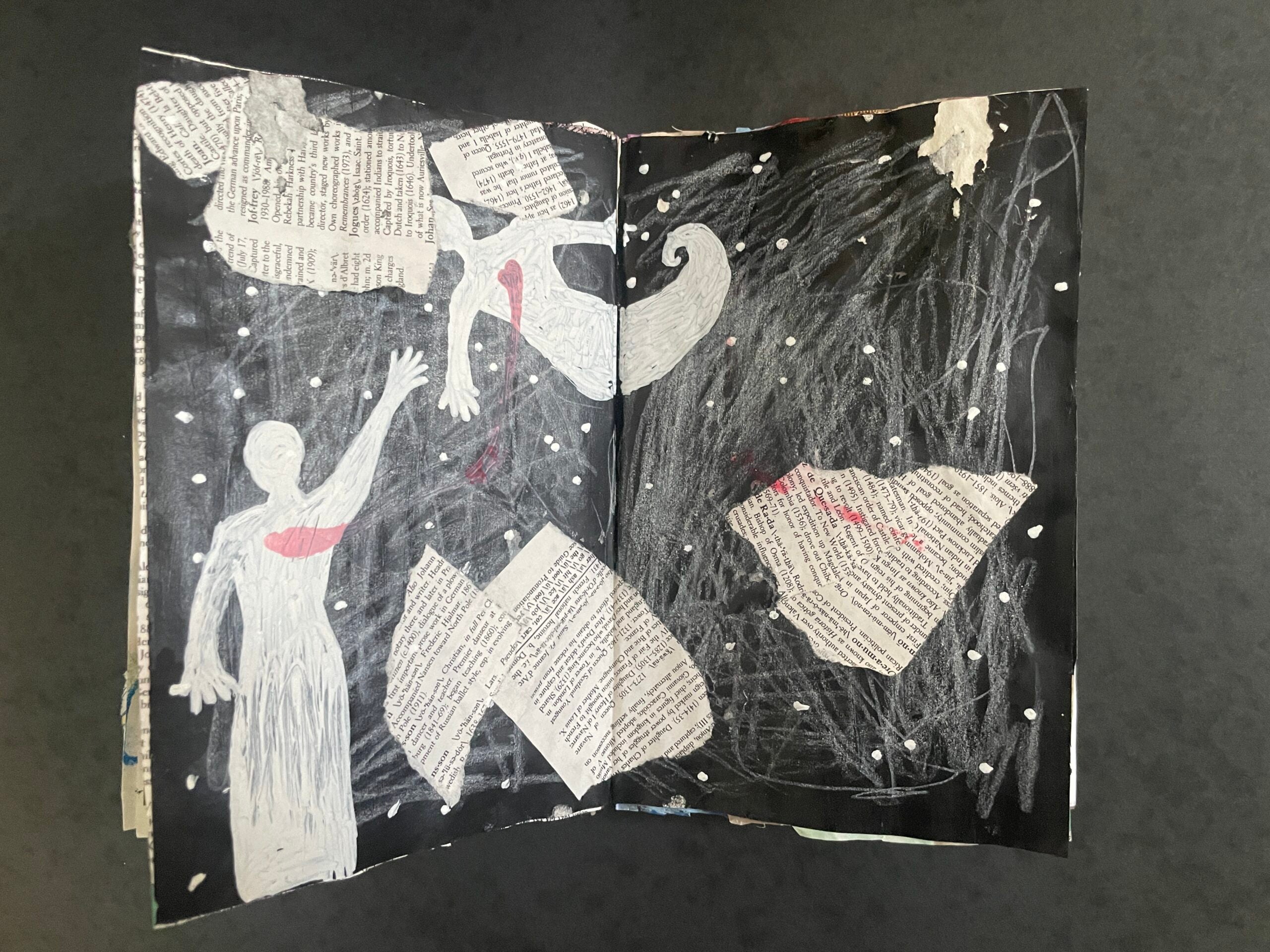 Roisin Kearney, 8th Grade, "Altered Book Visual Journal", Mixed Media