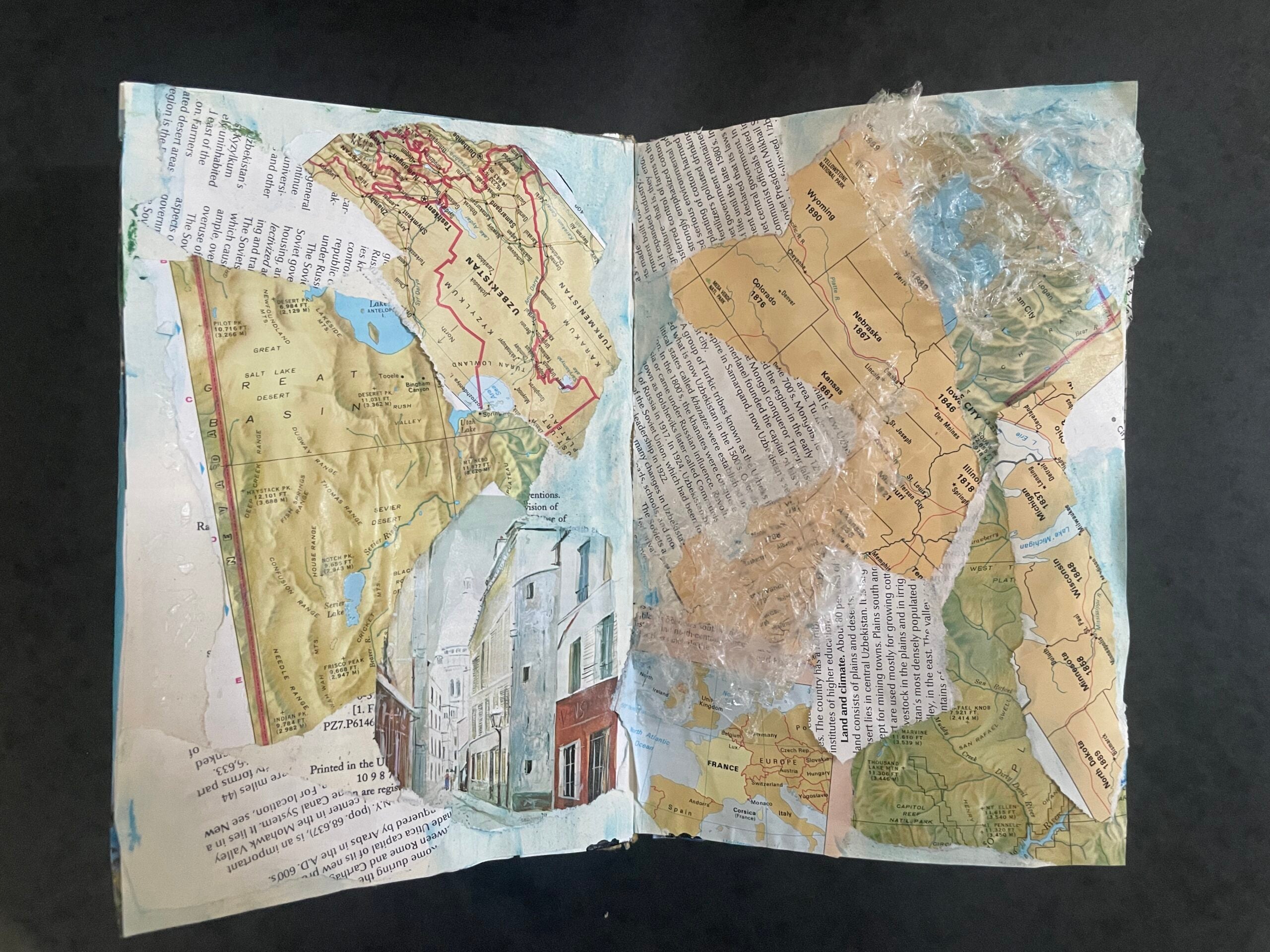 Roisin Kearney, 8th Grade, "Altered Book Visual Journal", Mixed Media