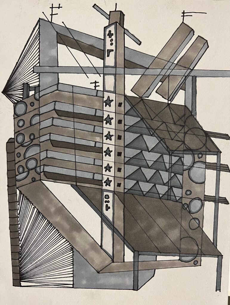 Levi Marzynski, 12th Grade, "Brutalist Architecture"