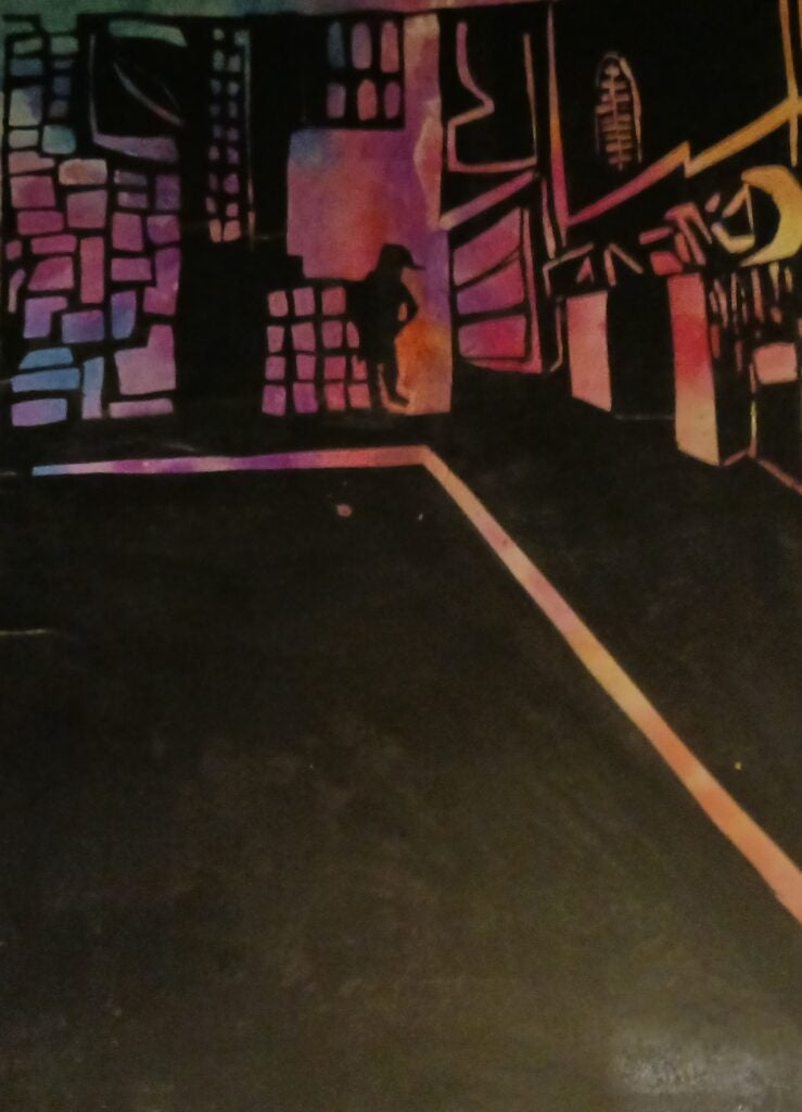 Lila Graddis, 9th Grade, "City at Night"