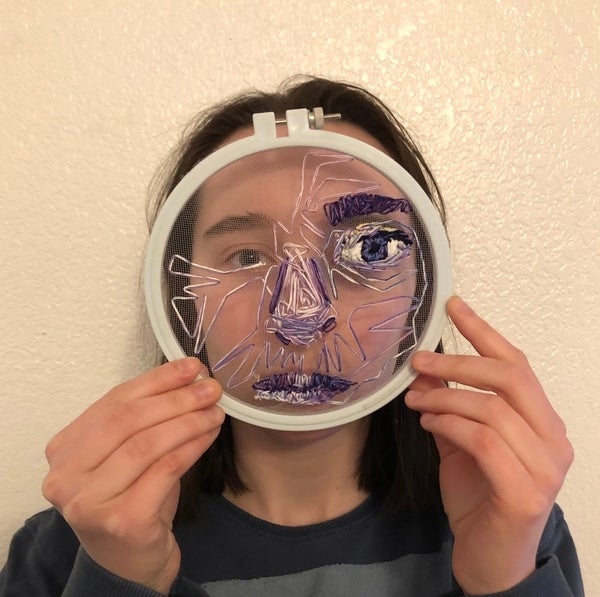 Cece Pyfer, 12th Grade, "Self Portrait"