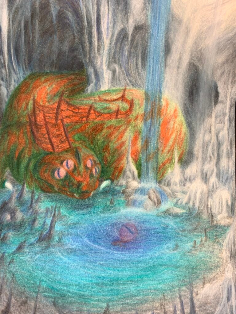 Brann Swancey, 10th Grade, "Moccosin Headed Sea Salamander"