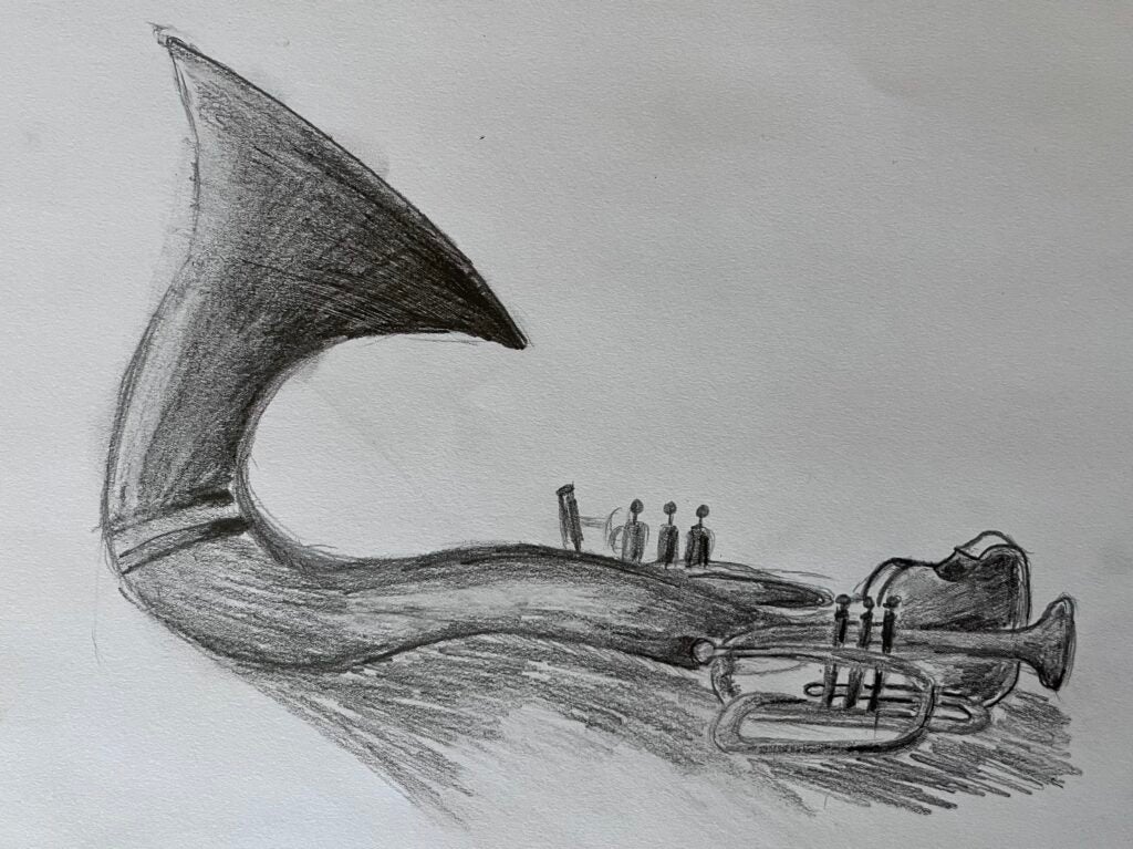 Nguyen Tran, 11th Grade, "Still Life Drawing"