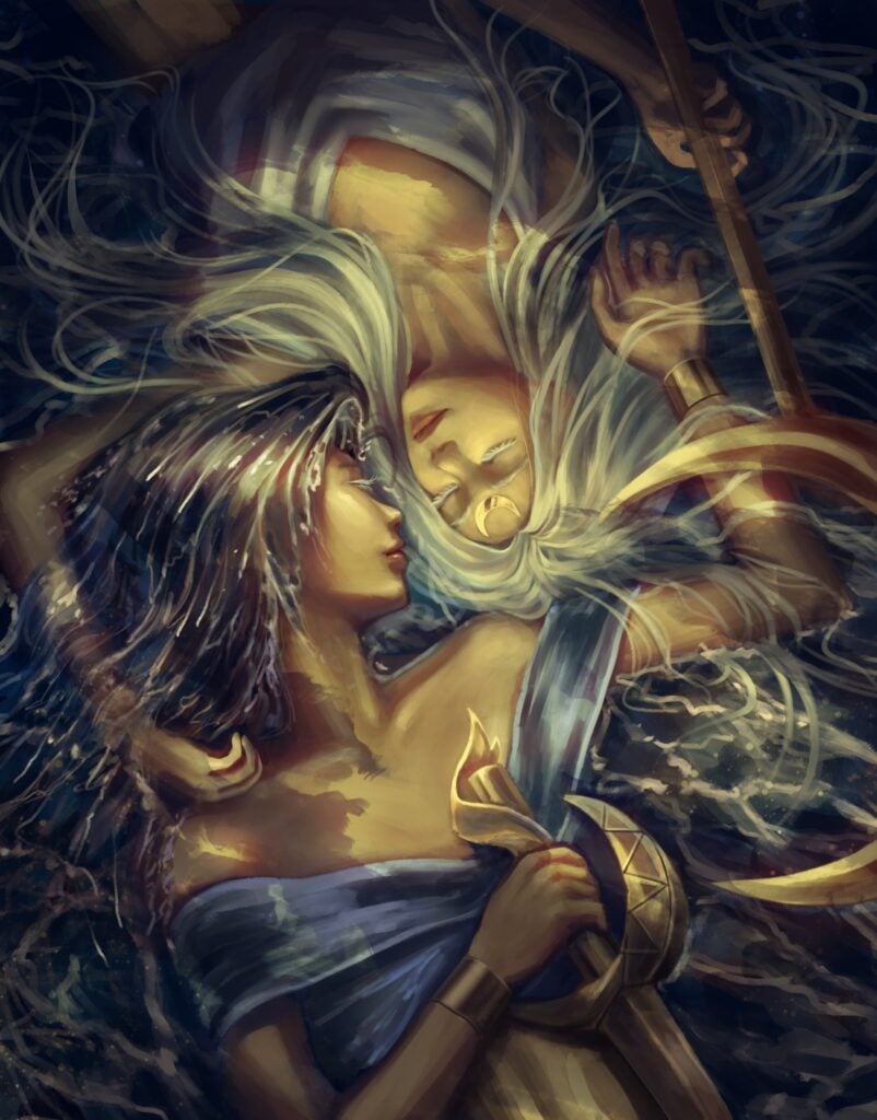 Anqi Lui, 12th Grade, "Symphony of Sea and Stars"