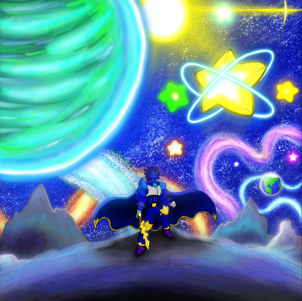 Joel Perez-Villanueva, 12th Grade, "Joel's Prayer Beneath the Stars"