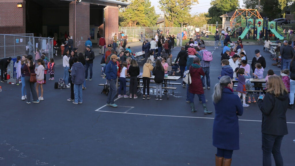 Families have fun at Lawton Elementary's back to school bash