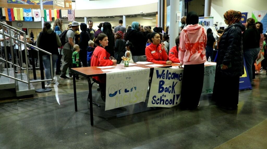 South Shore PK-8 welcomes families back to school.