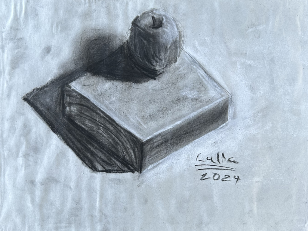 Calla Ellis, 6th Grade, "Still Life", Drawing