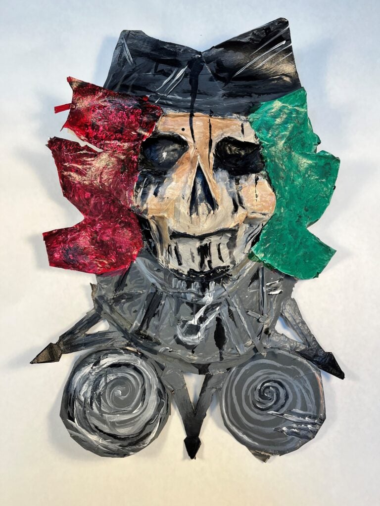 Edwin Moreno Morales, 12th Grade, "Ancient Mask"