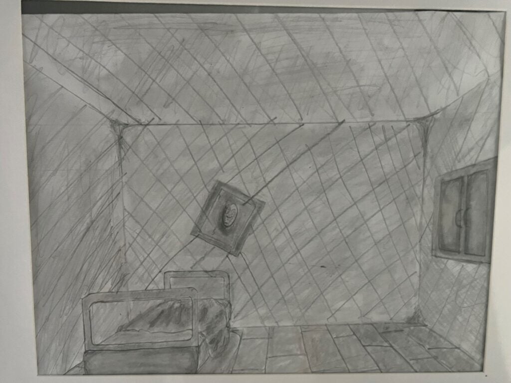 Quinlan Hart, 6th Grade, "Dead Photos", Drawing