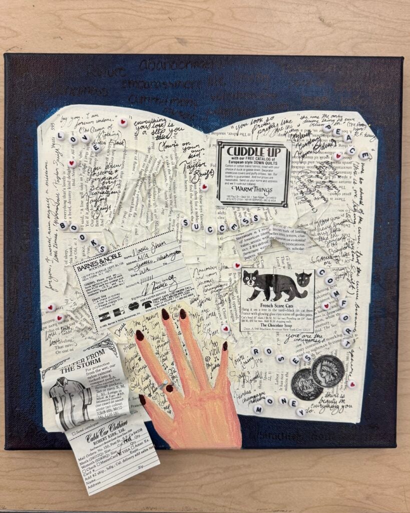 Noelle Shin, 8th Grade, "The Most Important Parts", Mixed Media